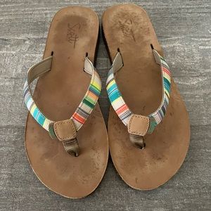 Women’s Scott Hawaii Leather Flip Flops